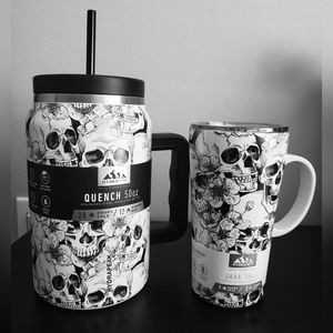 Skull Rose Hydrapeak Quench 50 Oz & 18 OZ Water Bottles.  MUST Haves.
